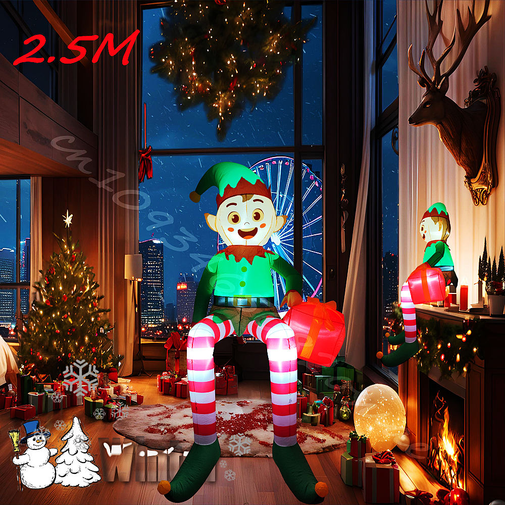 2.5M/8.2FT Christmas Santa Inf - огляд і ціна Santa'S Elves Holiday Lighting & Decor Llc