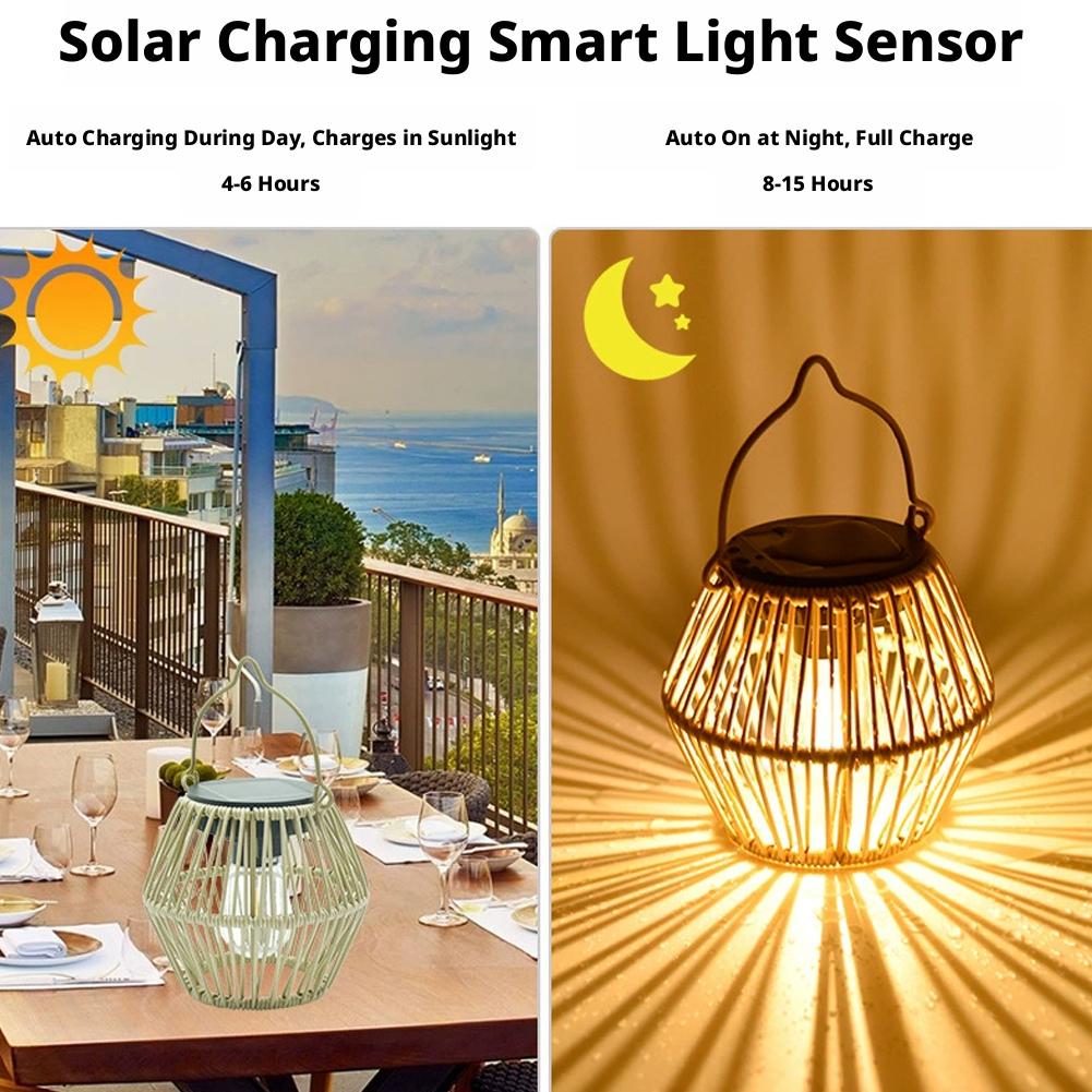 IP65 Waterproof Solar Rattan L - огляд і ціна Decor Lighting & Decor Fires Photos