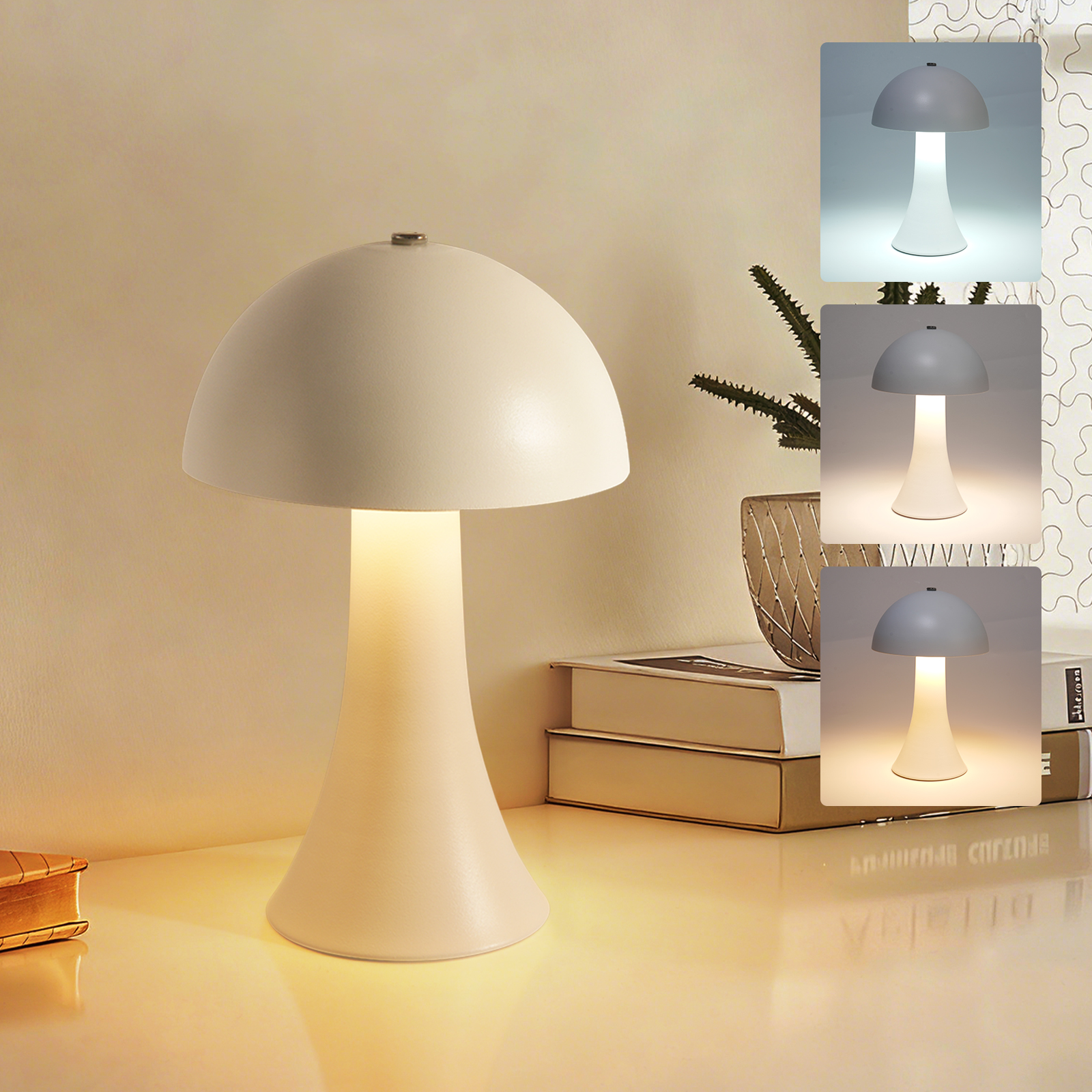 Rechargeable New LED Table Lam - огляд і ціна Mushroom Table Lamp