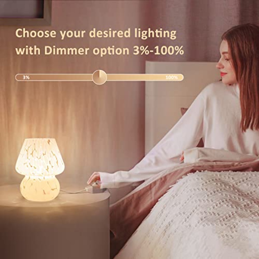 Cute Mushroom Lamp Small Bedsi - огляд і ціна Mushroom Table Lamp