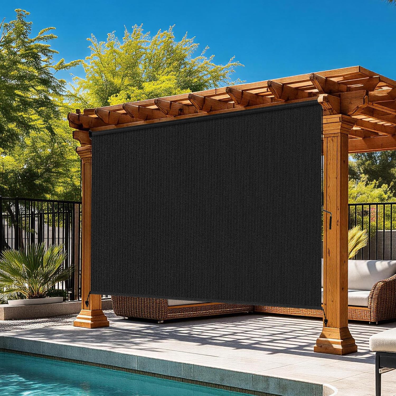 Outdoor Roller Shades for Pati - огляд і ціна Lighting Design Decor