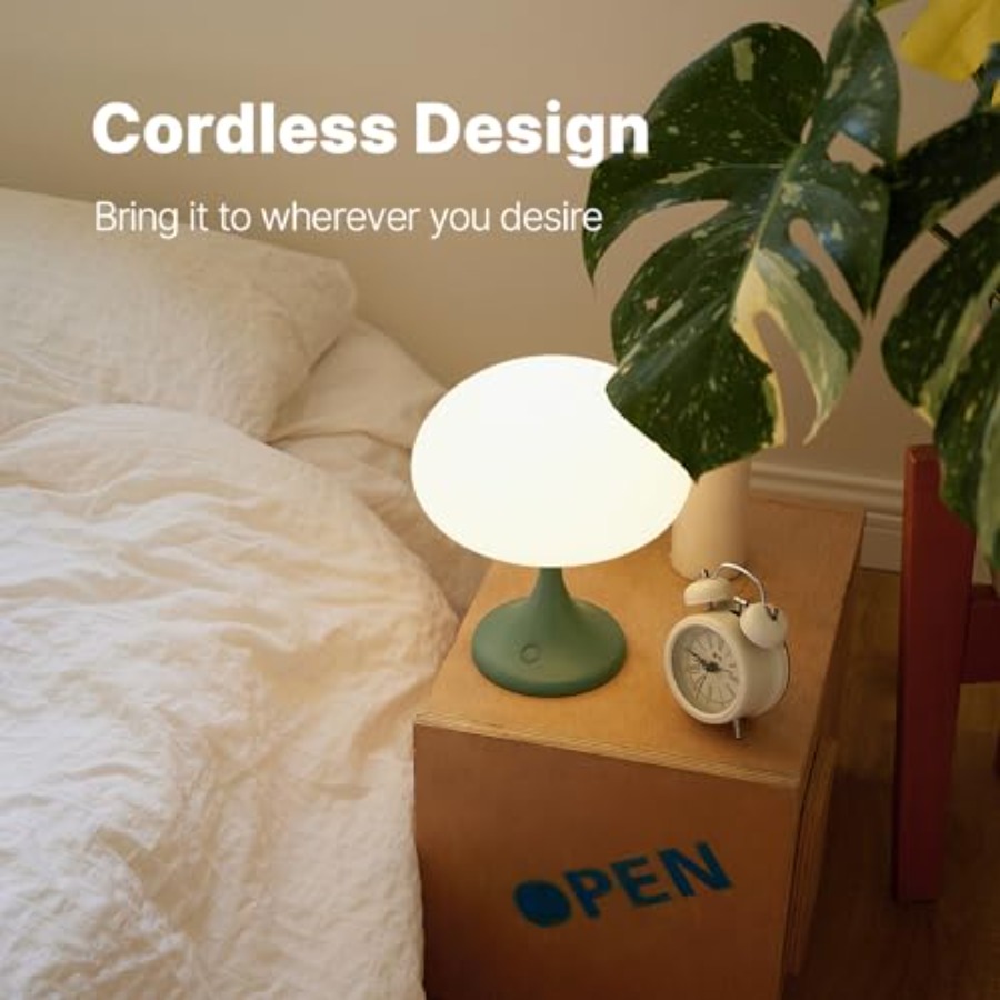 Mushroom Lamp, 5W LED Cordless - огляд і ціна Mushroom Table Lamp