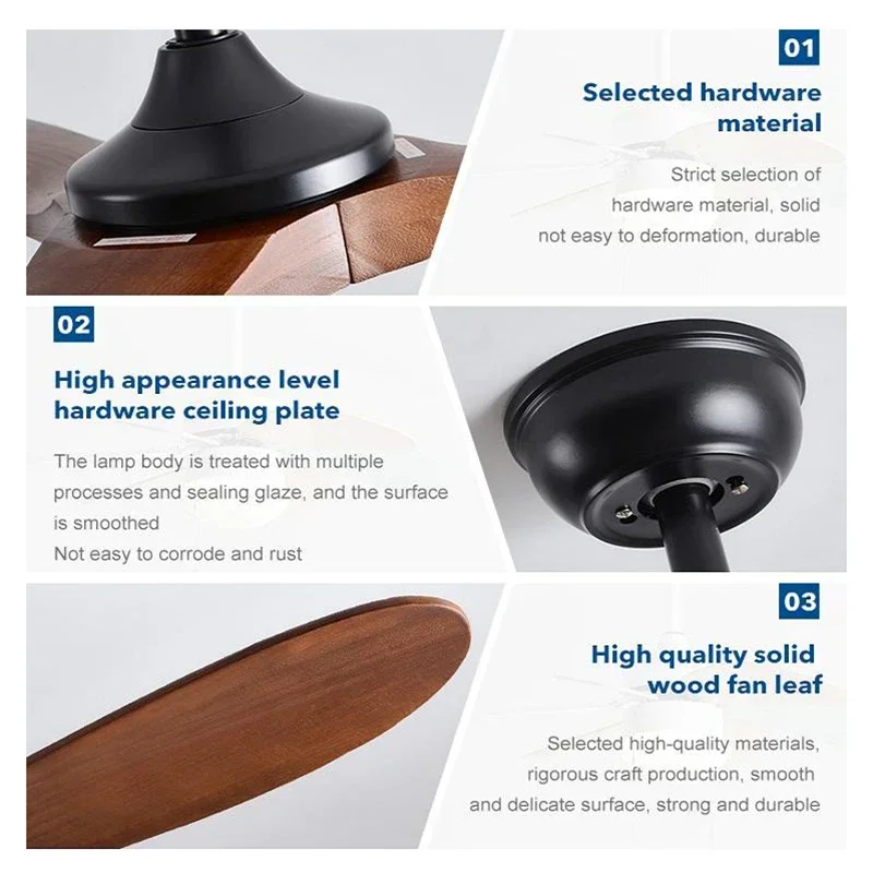 42 52 60in Ceiling Fan Wood In - огляд і ціна Decor Lighting Ceiling Fans