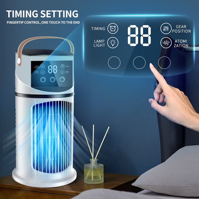 Portable Air Cooler Fan Humidi - огляд і ціна Office Lighting Decor