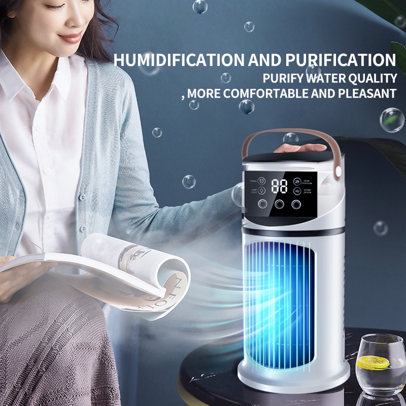 Portable Air Cooler Fan Humidi - огляд і ціна Office Lighting Decor
