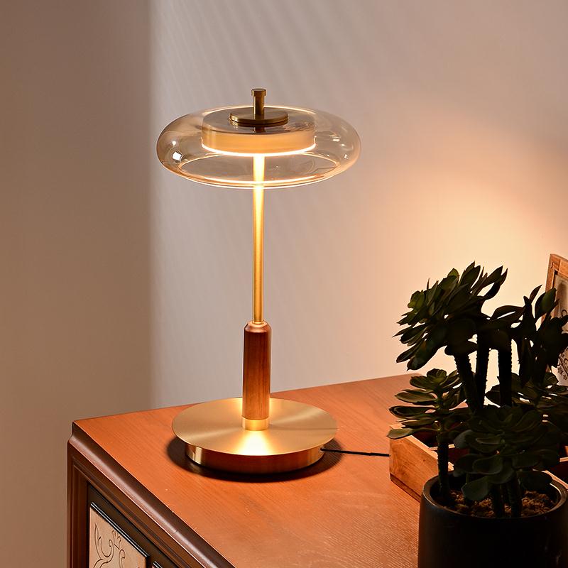 12W LED Copper Table Lamp Brig - огляд і ціна Mushroom Table Lamp