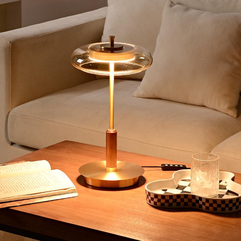 12W LED Copper Table Lamp Brig - огляд і ціна Mushroom Table Lamp