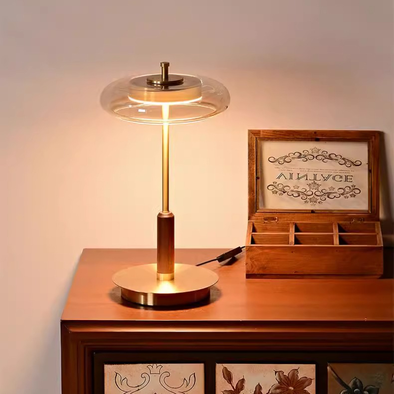 12W LED Copper Table Lamp Brig - огляд і ціна Mushroom Table Lamp