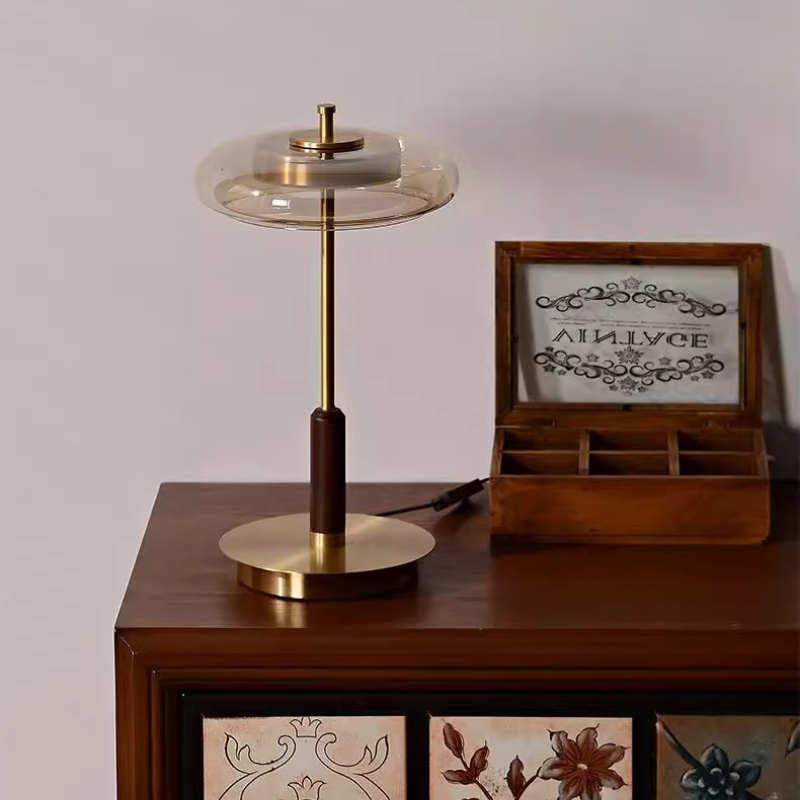 12W LED Copper Table Lamp Brig - огляд і ціна Mushroom Table Lamp