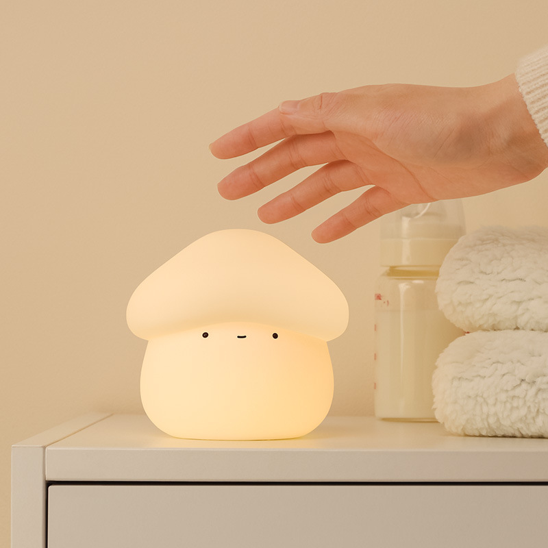 1Pcs Mushroom Head Silicone Ni - огляд і ціна Mushroom Table Lamp
