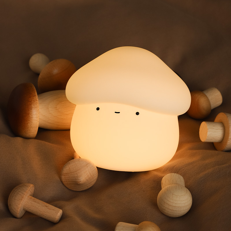 1Pcs Mushroom Head Silicone Ni - огляд і ціна Mushroom Table Lamp
