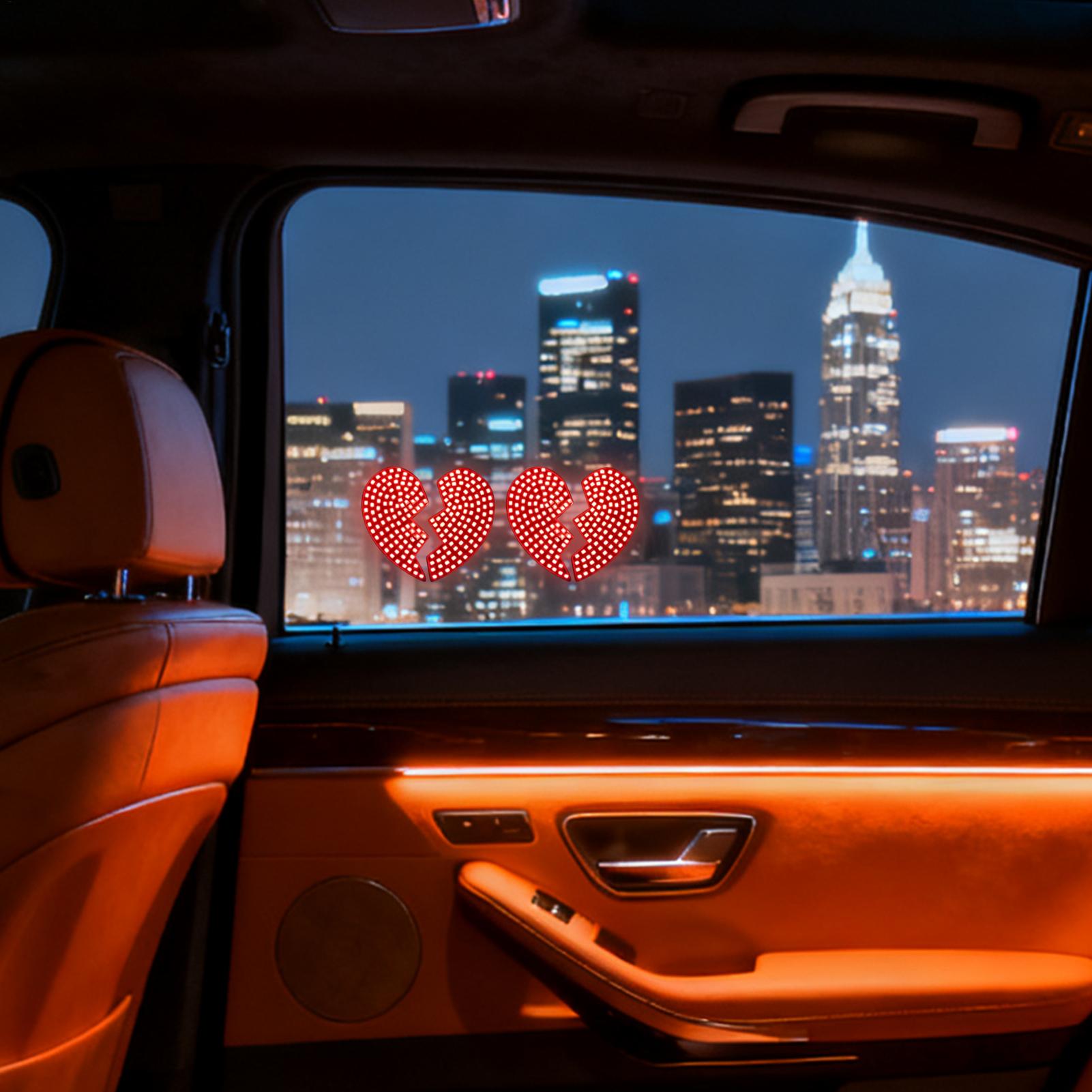 Car LED Ambient Light Love Hea - огляд і ціна Lighting Interior Decor