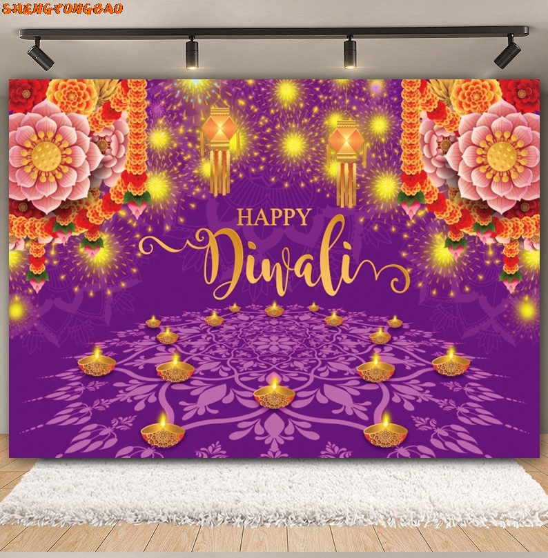 Happy Diwali Backdrop for Phot - огляд і ціна Decor Lighting India