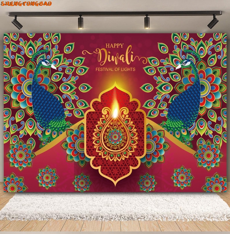 Happy Diwali Backdrop for Phot - огляд і ціна Decor Lighting India