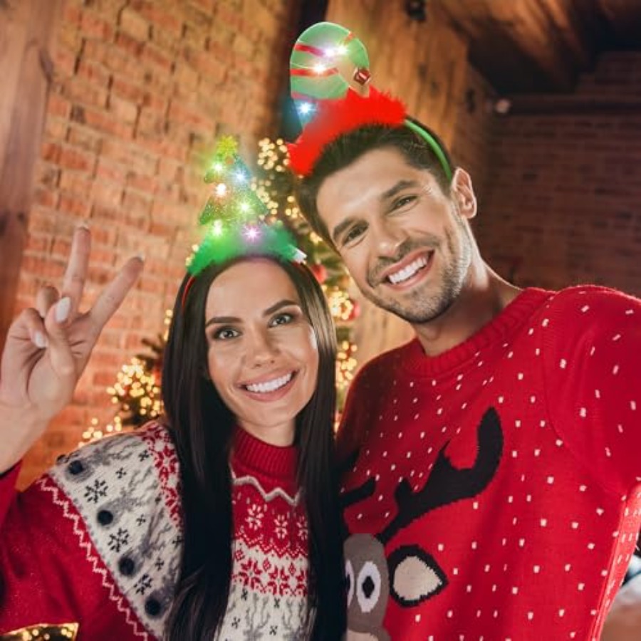 Light Up Christmas Headbands,  - огляд і ціна Santa'S Elves Holiday Lighting & Decor Llc
