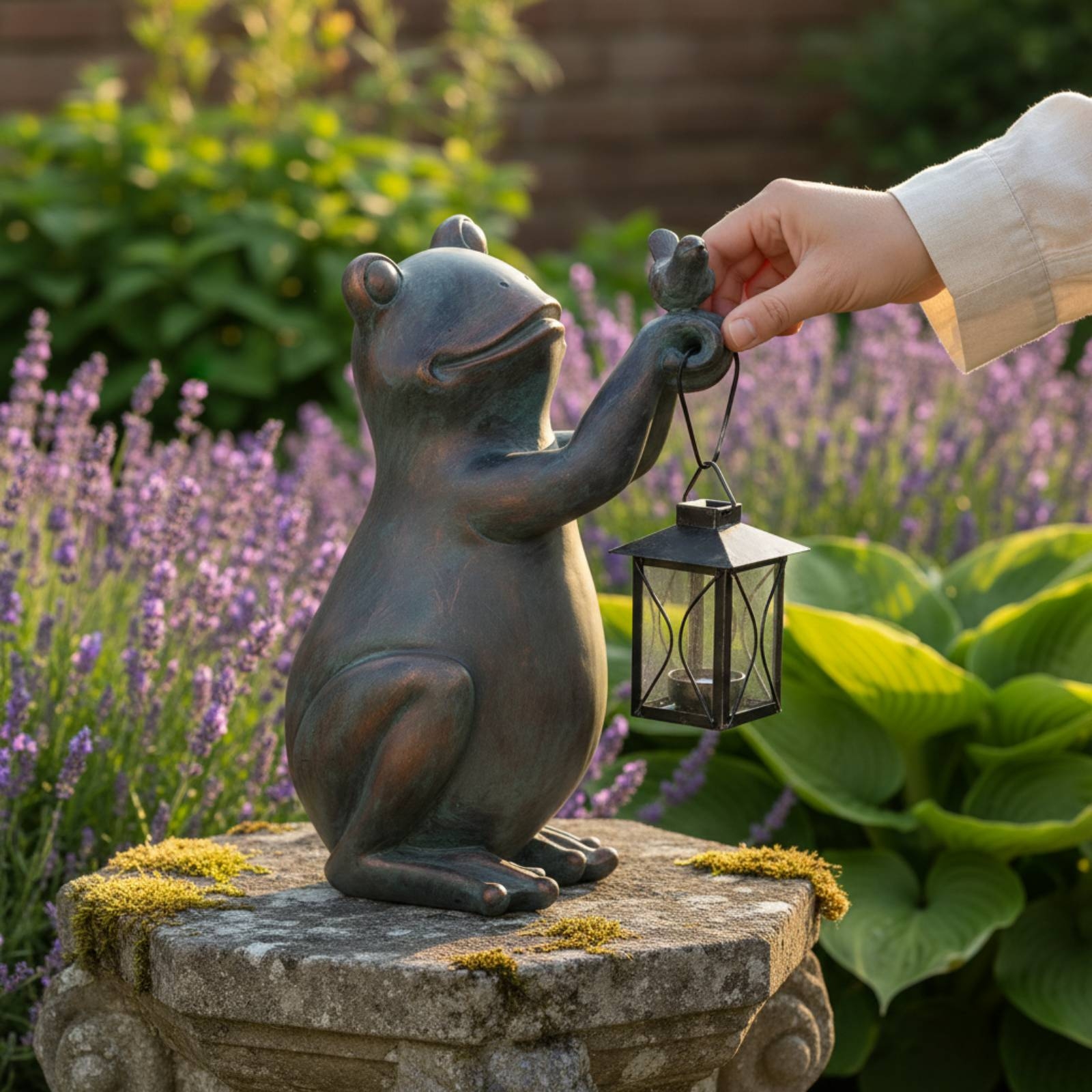 Frog Solar Garden Light Hand-P - огляд і ціна Lighting Design Decor