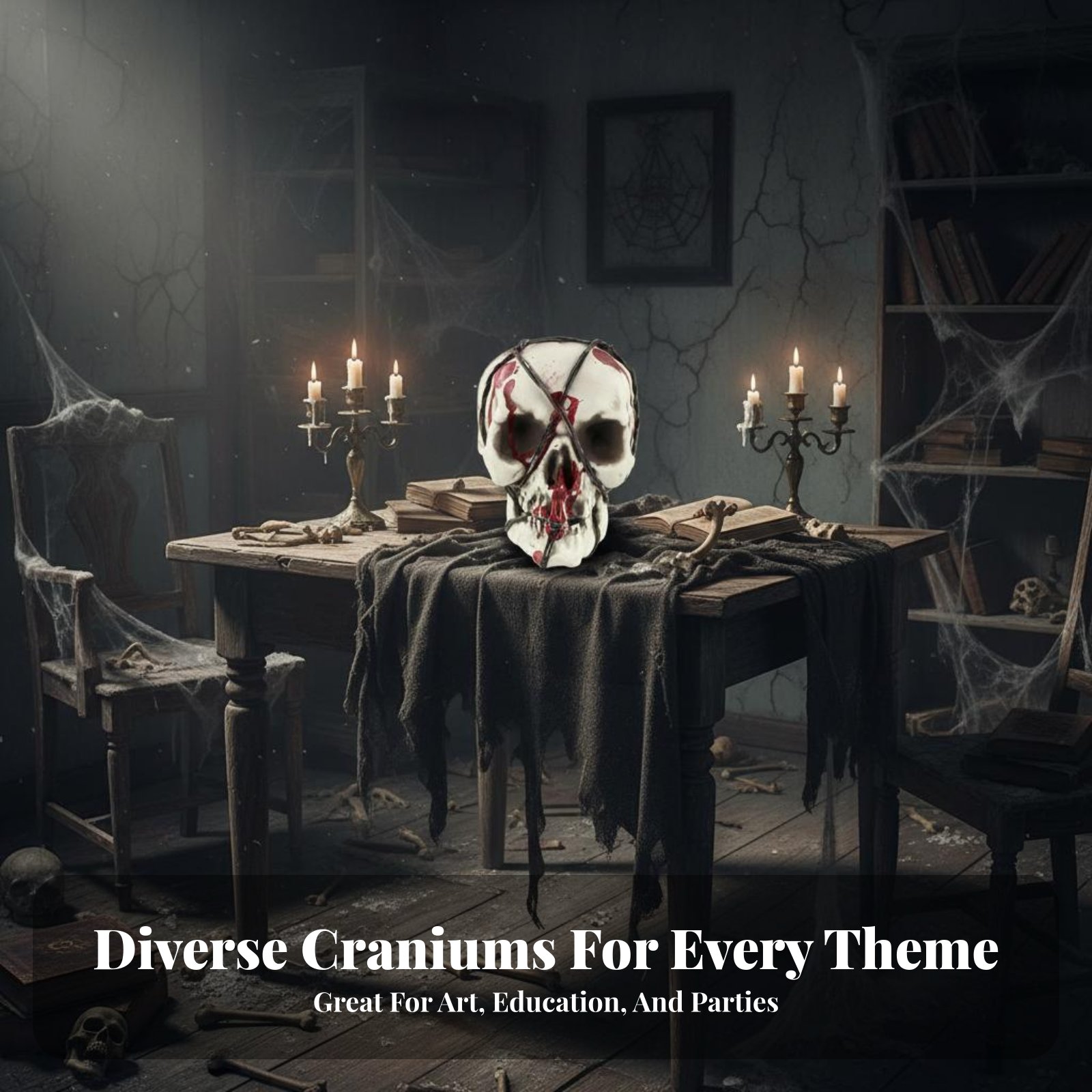 Realistic Skull Model Horror T - огляд і ціна Decor Lighting & Decor Fires Photos