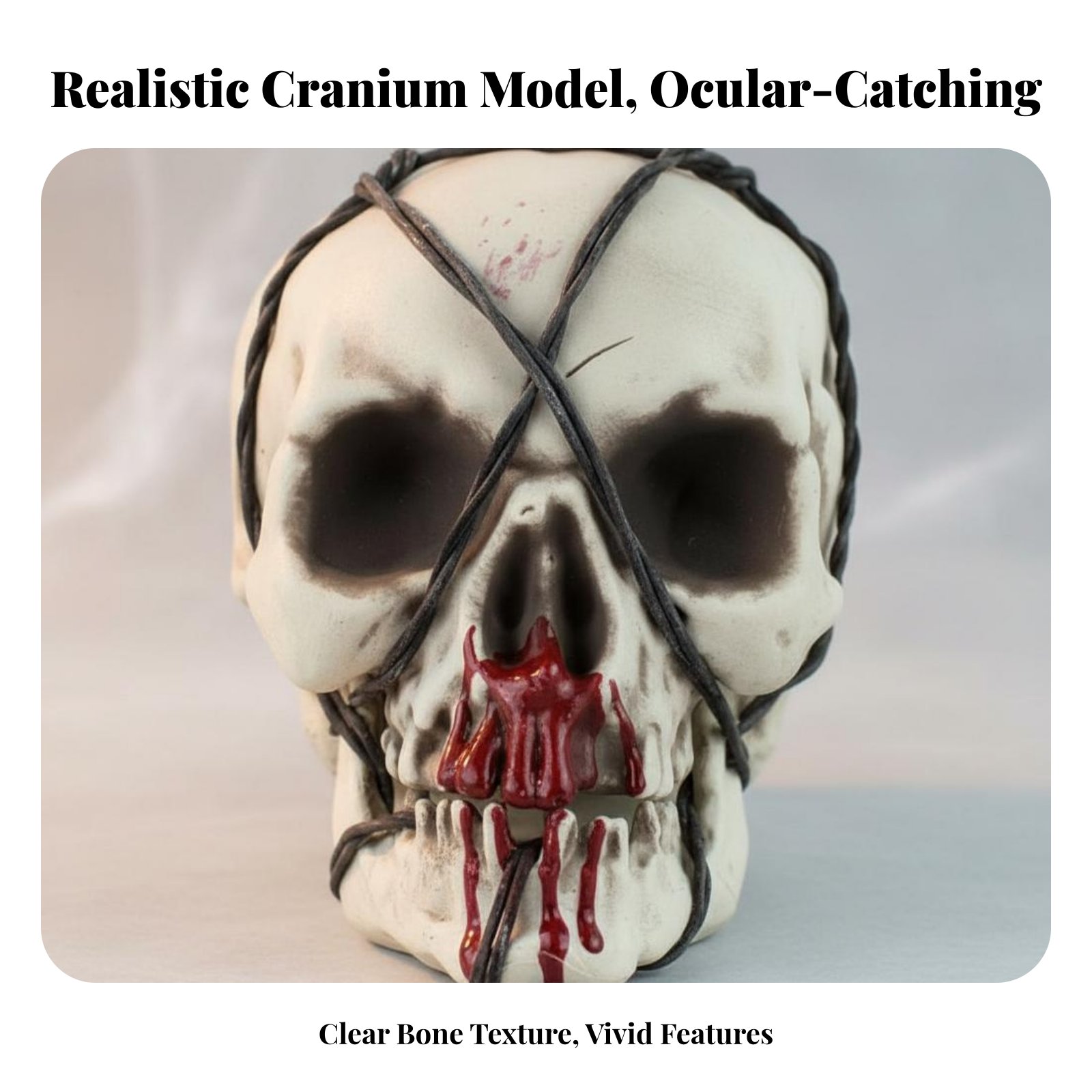 Realistic Skull Model Horror T - огляд і ціна Decor Lighting & Decor Fires Photos