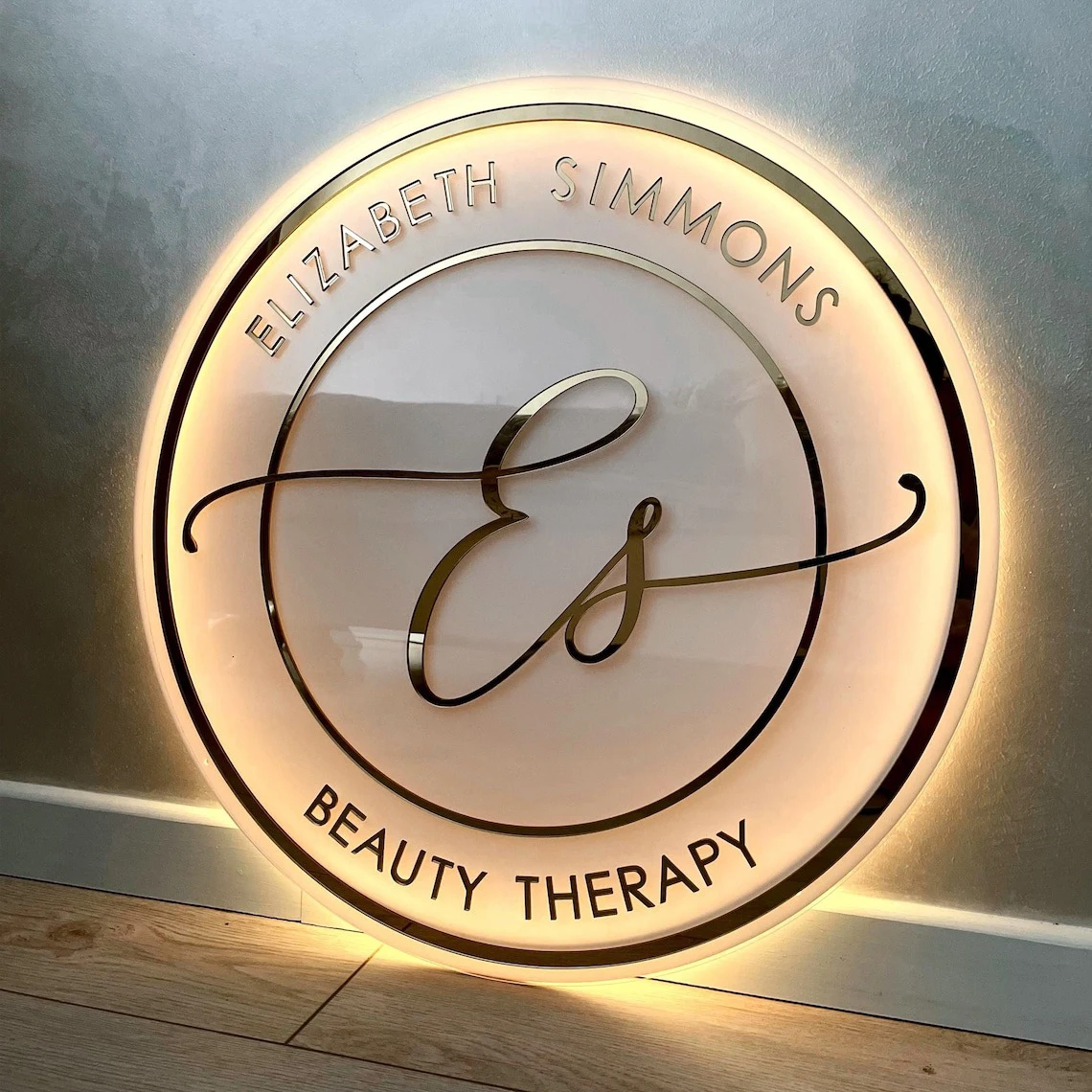 Custom Round Backlit Business  - огляд і ціна Office Lighting Decor