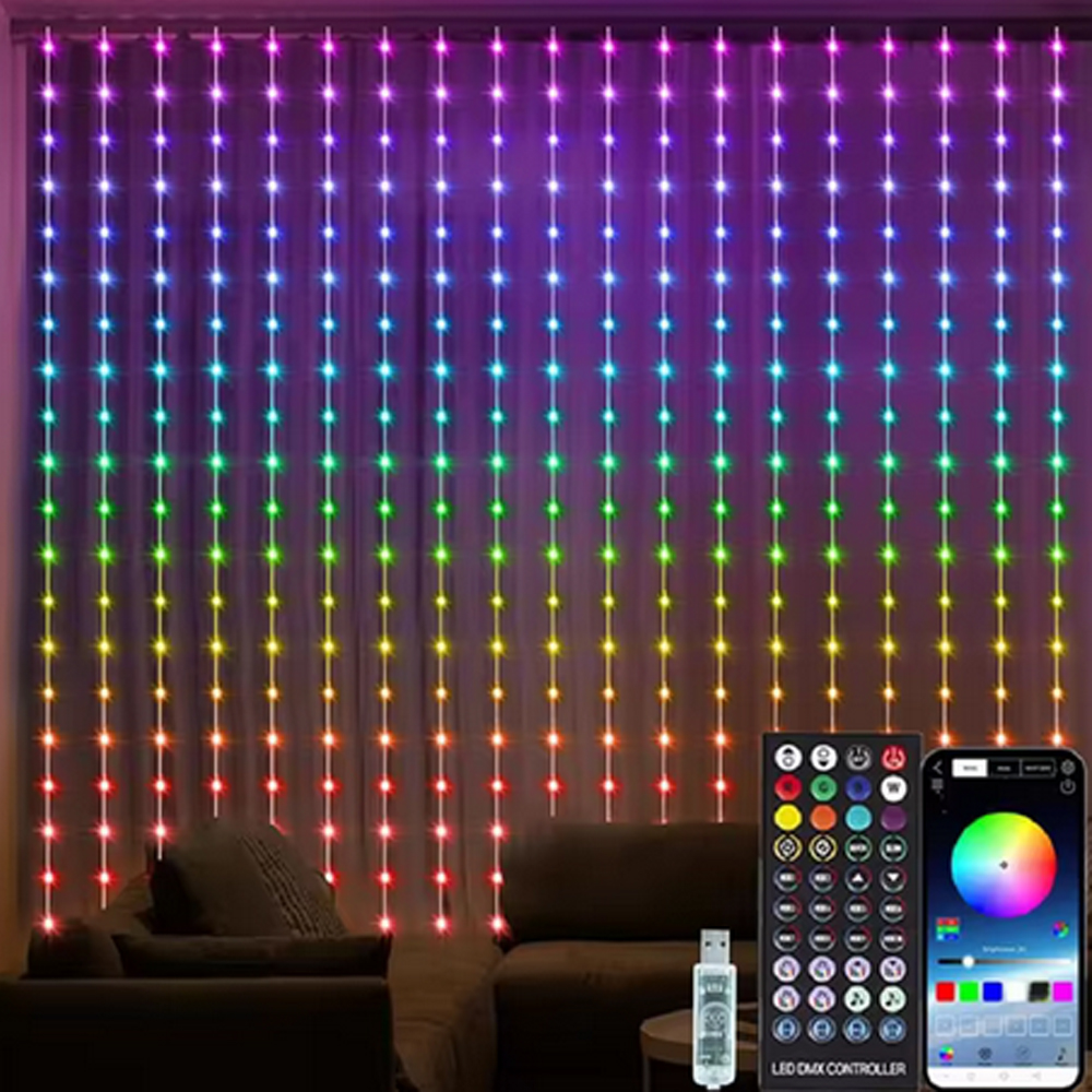 3M RGB Smart LED Curtain Light - огляд і ціна Decor Lighting Lamps