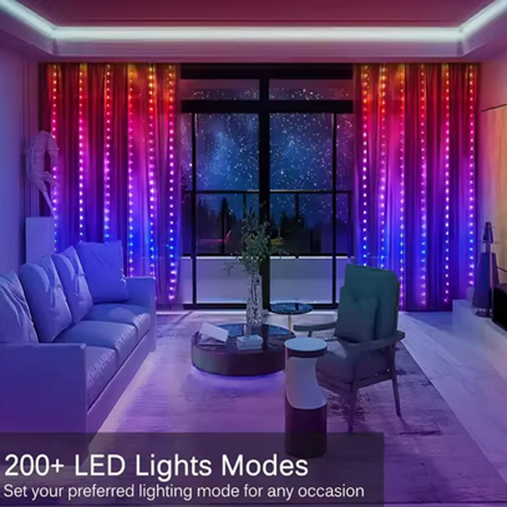 3M RGB Smart LED Curtain Light - огляд і ціна Decor Lighting Lamps