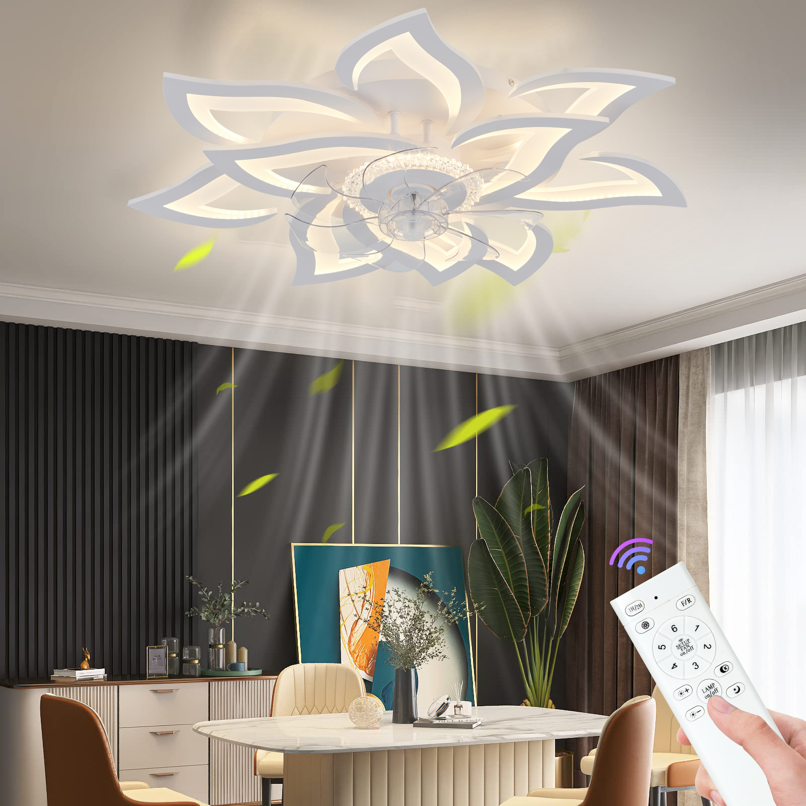 Nordic Flush Mount Ceiling Fan - огляд і ціна Decor Lighting Ceiling Fans