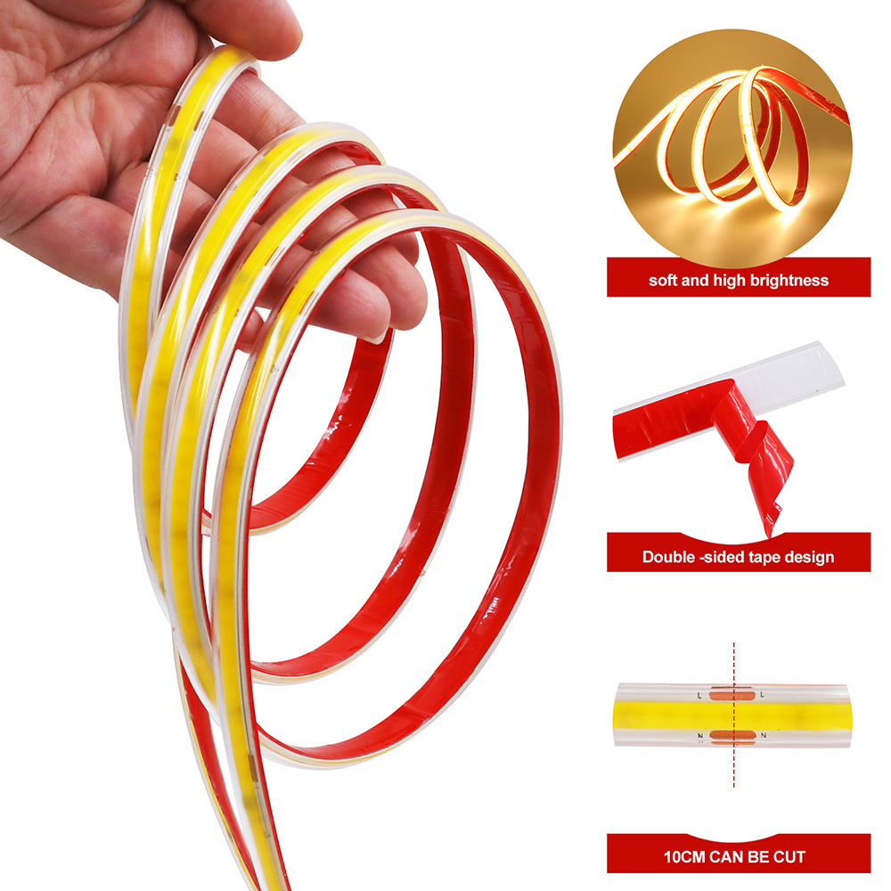 LED COB Strip Lights with Adhe - огляд і ціна Decor Lighting Hours
